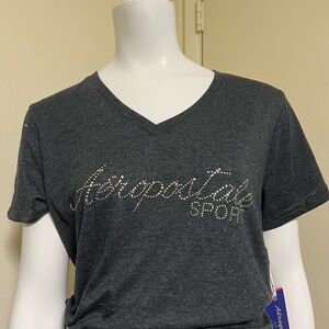 NWT - Aeropostale sport T-shirt charcoal gray - Size L
